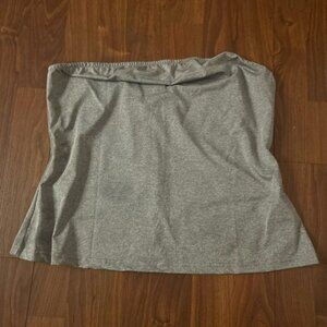Gray Women's tube top